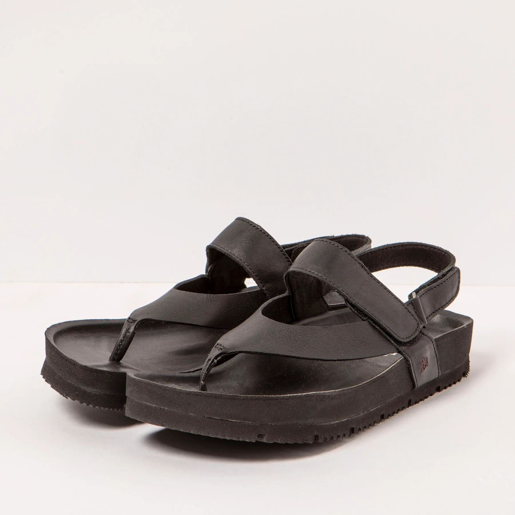 Sandalias 1625 NAPPA BLACK/BURDEOS color Black