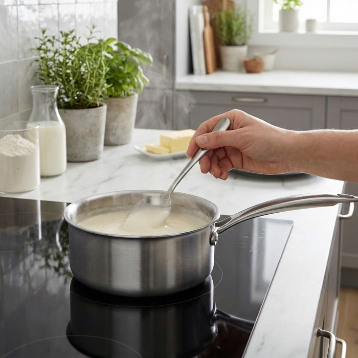 Gourmet - Casserole 18 cm inox triply