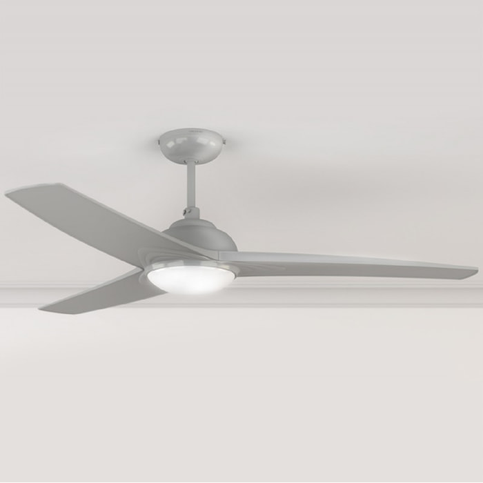 Ventilador de Techo con Mando a Distancia, Temporizador y Luz LED EnergySilence