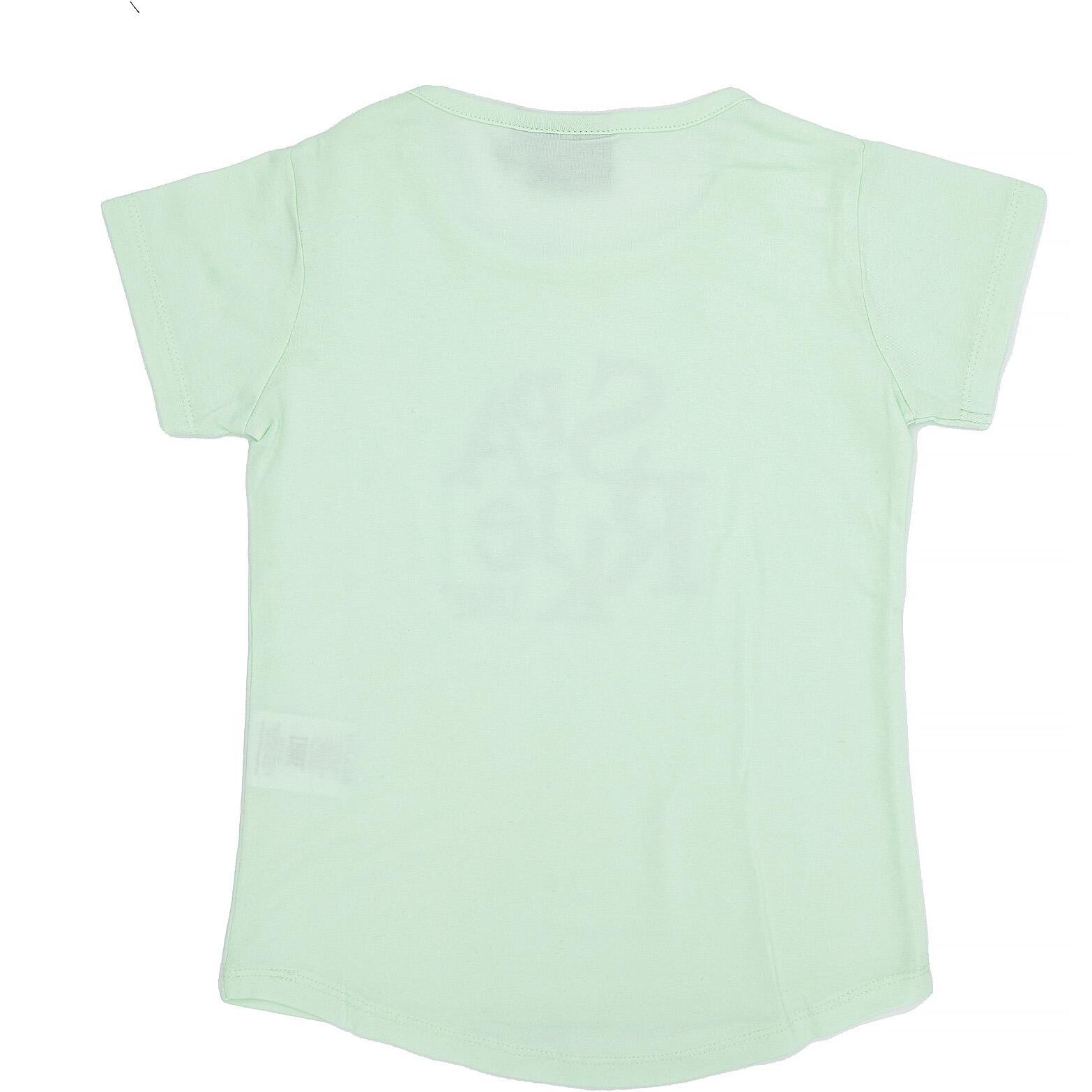 Camiseta de manga corta de niña brillante