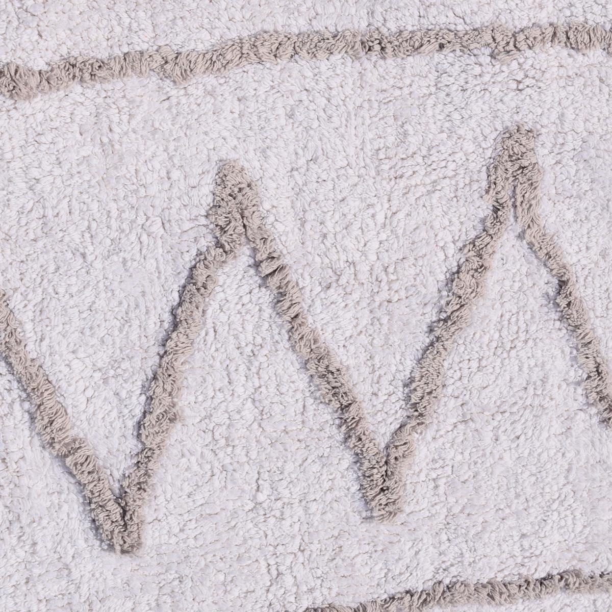 Tapis enfant Fait main BERBER SPIRIT Blanc 60x110 en coton