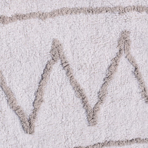 Tapis enfant Fait main BERBER SPIRIT Blanc 60x110 en coton