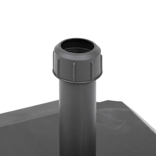 Pied de parasol à roulettes Opanéo Anthracite