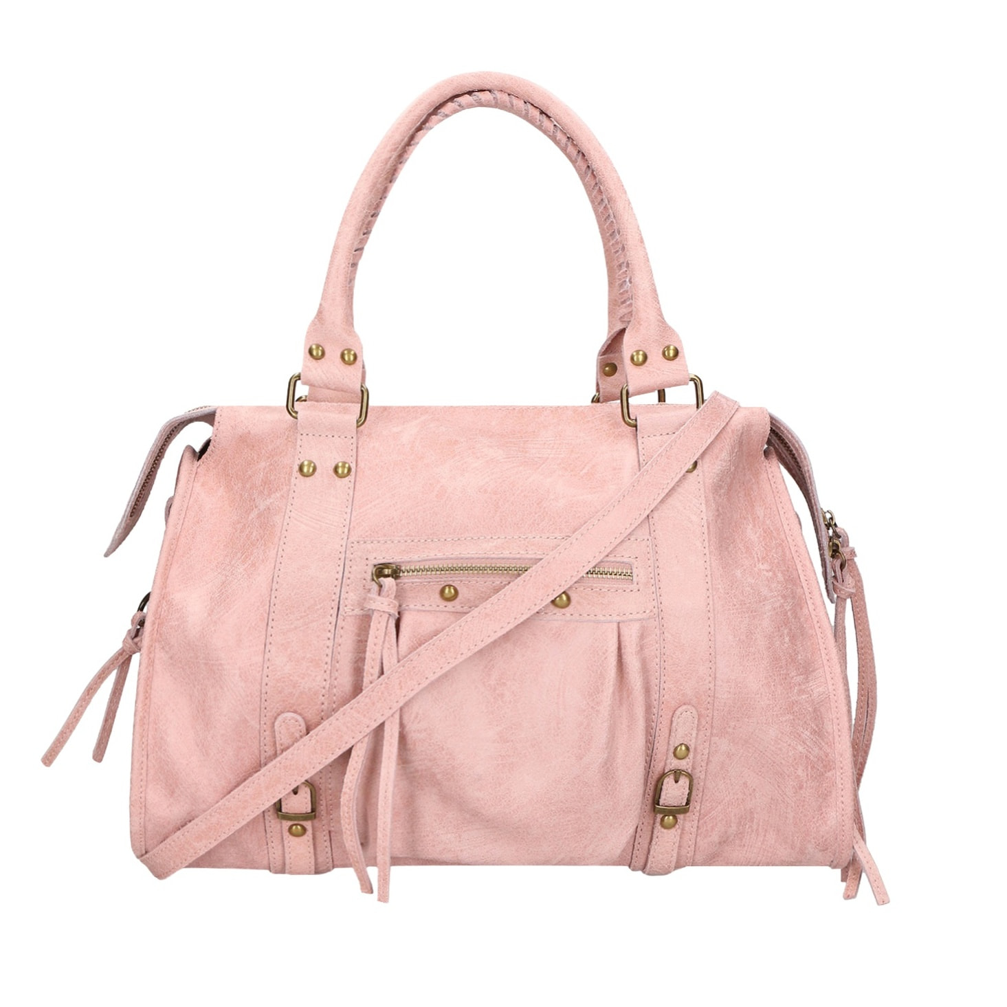 Borsa a spalla da donna - Modello Clara - Vera pelle - 41.0 x 28.0 x 13.0 cm