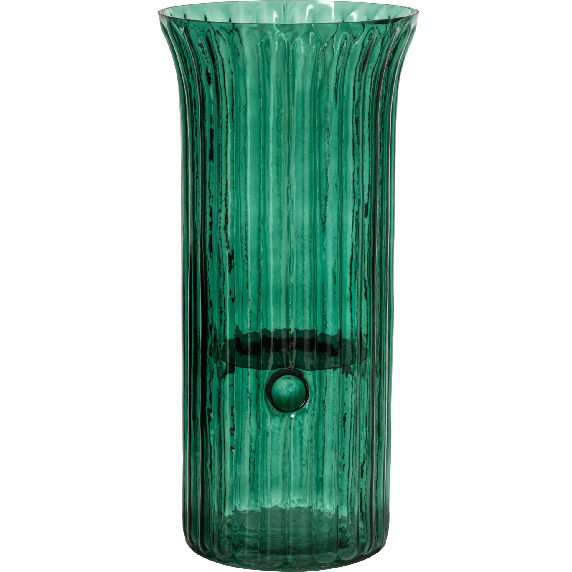 J-Line Chandelier - verre - turquoise - large