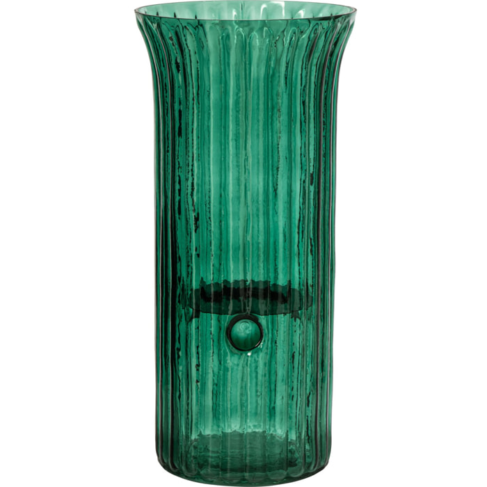 J-Line Chandelier - verre - turquoise - large