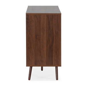 Aparador Lluvia 3 puertas efecto Nogal