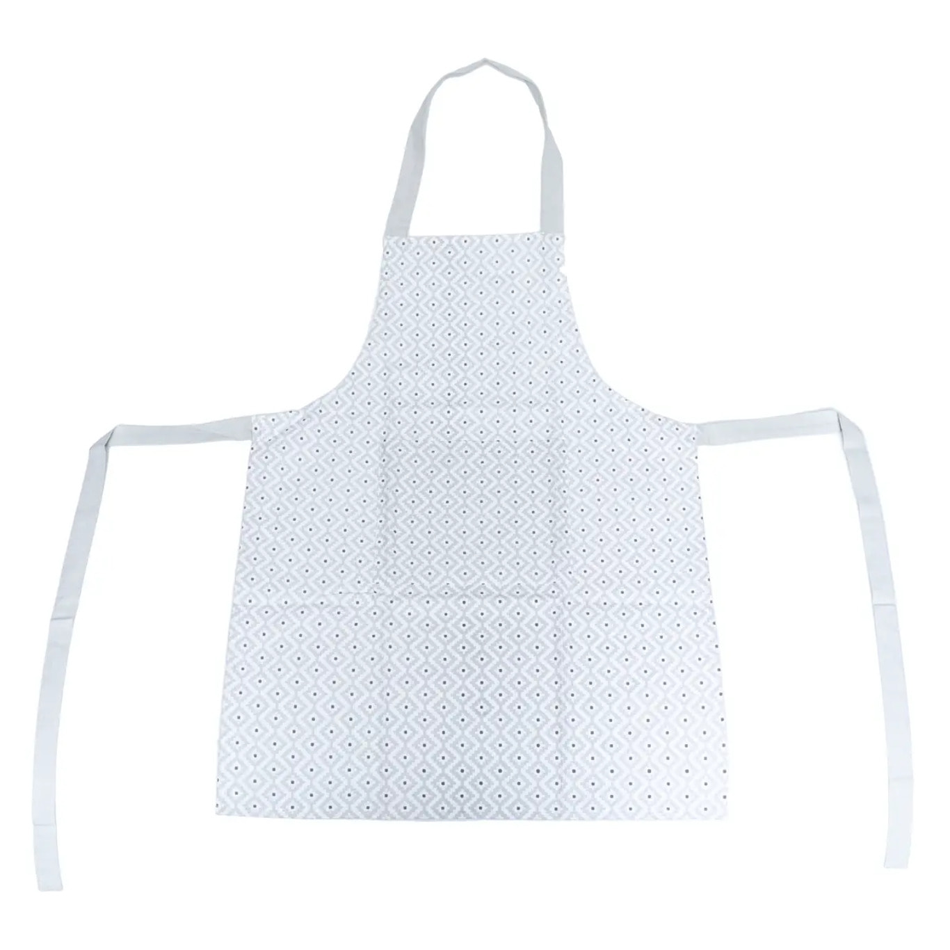 Tablier coton "Etnik" gris 60x80cm