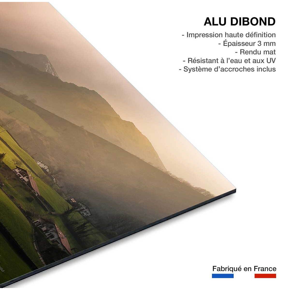 Tableau au cœur du pays basque Tableau alu Dibond