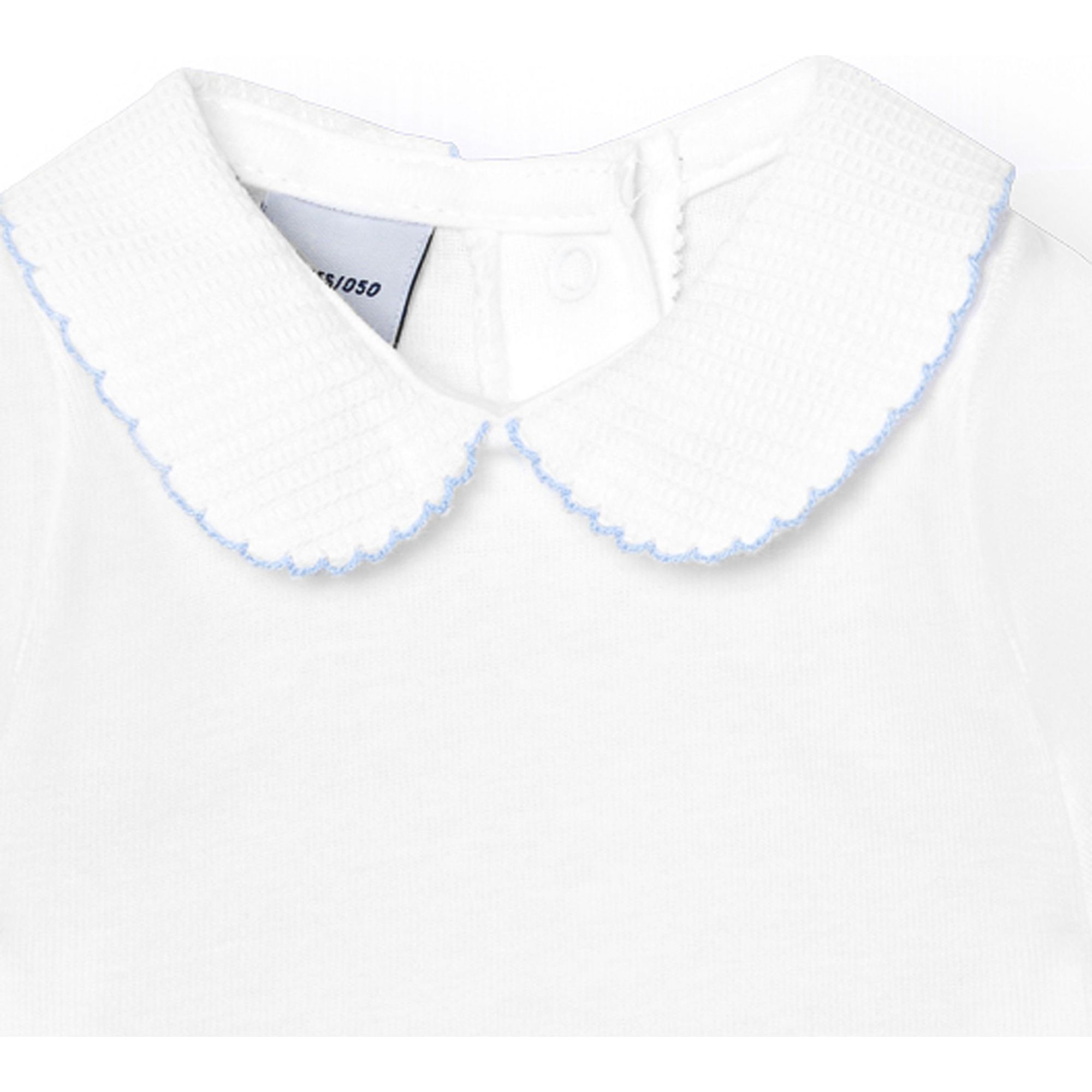 Body bebé manga corta cuello piqué