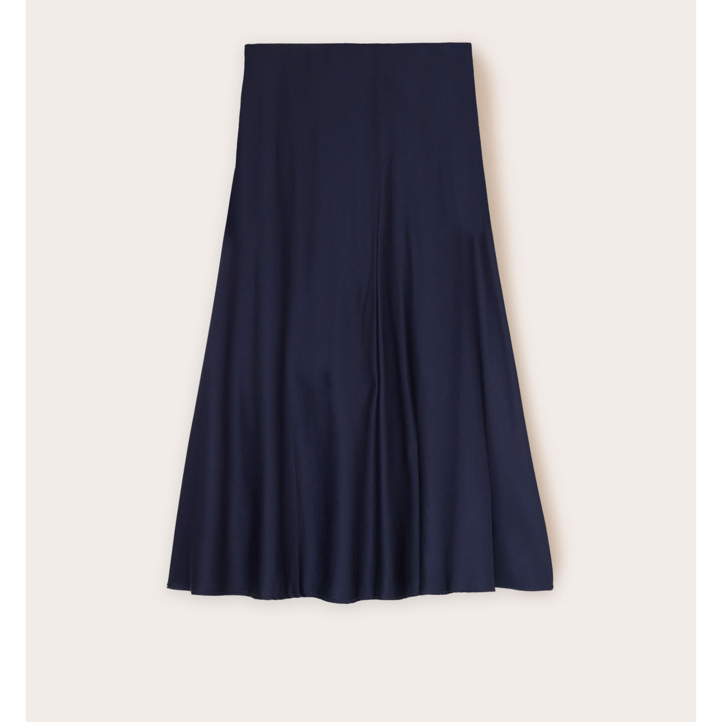 Motivi - Gonna midi in raso stretch - Blu