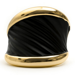 Anillo Overci acabado oro amarillo 18k