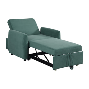 Pouf letto in tessuto 95x107x87cm - Oulida