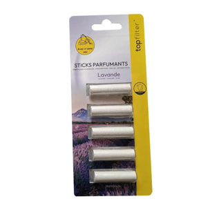 Lot de 5 parfums pour aspirateur senteur lavande TopFilter