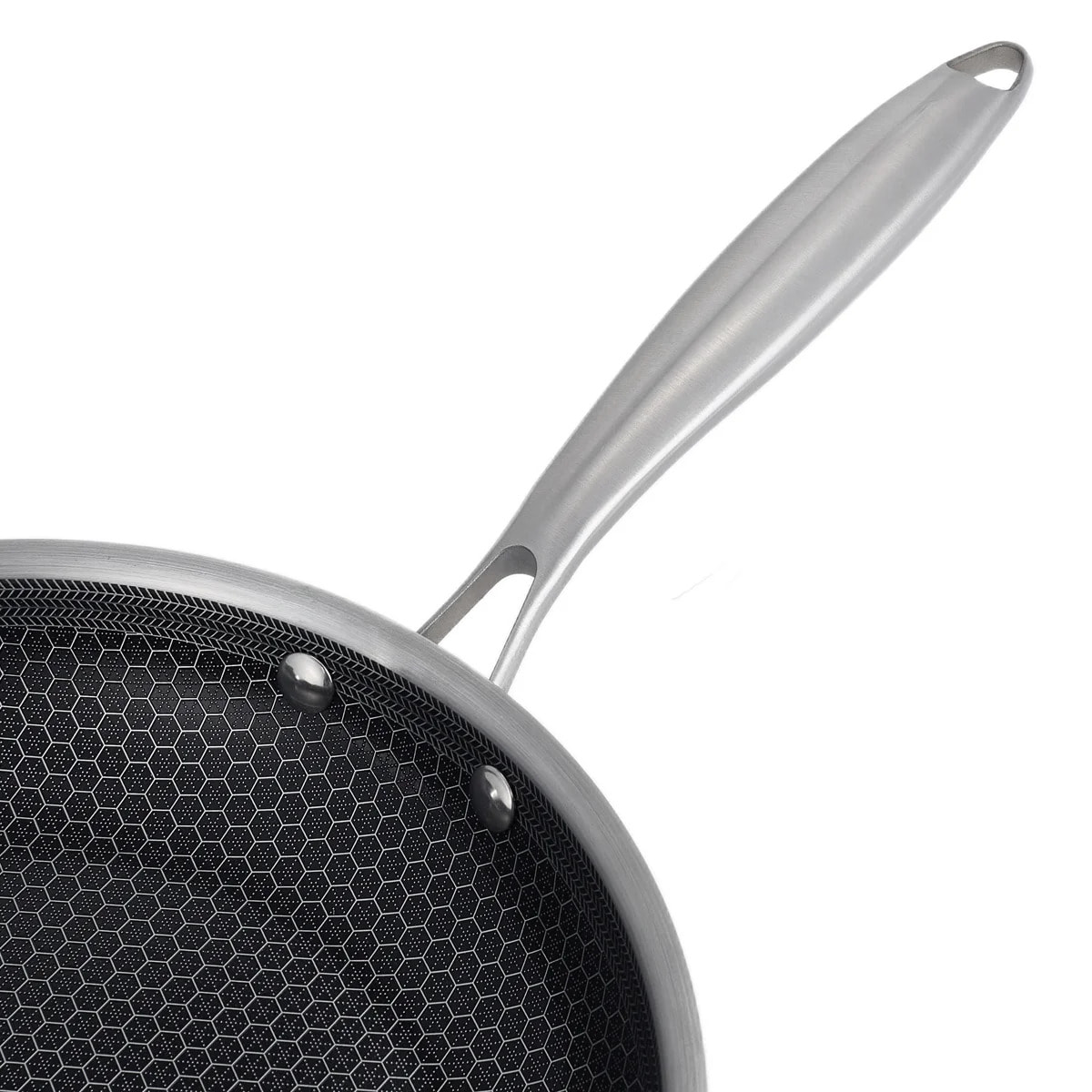 Poêle en inox avec fond triplex