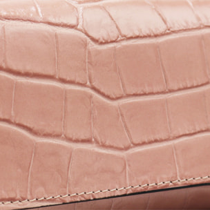 Portafoglio Cheval Firenze Cosmo Croc Rosa