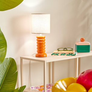 Lampe Vinas orange H33cm