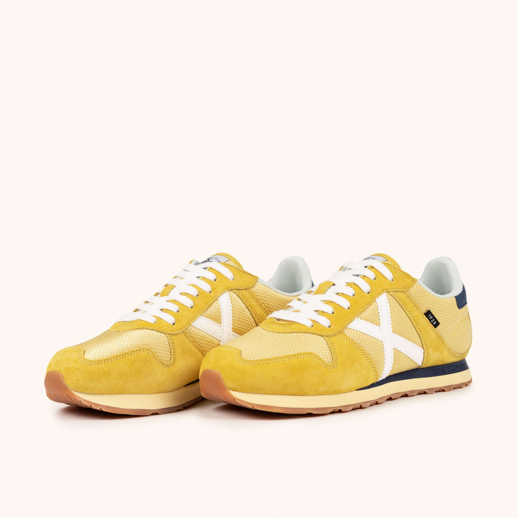 Zapatillas Retro Running Amarillo Mostaza MUNICH MASSANA MAN 599