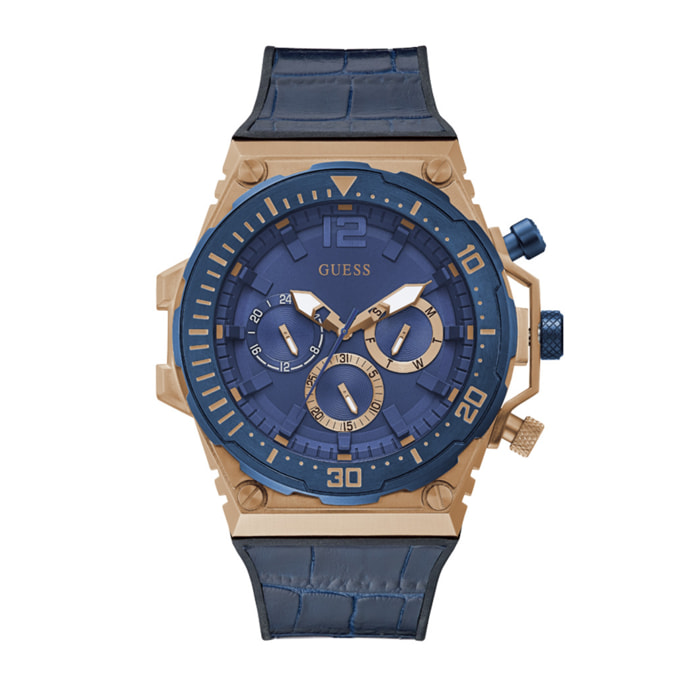 Reloj Guess GW0326G1 Hombre Analogico Cuarzo con Correa de Cuero