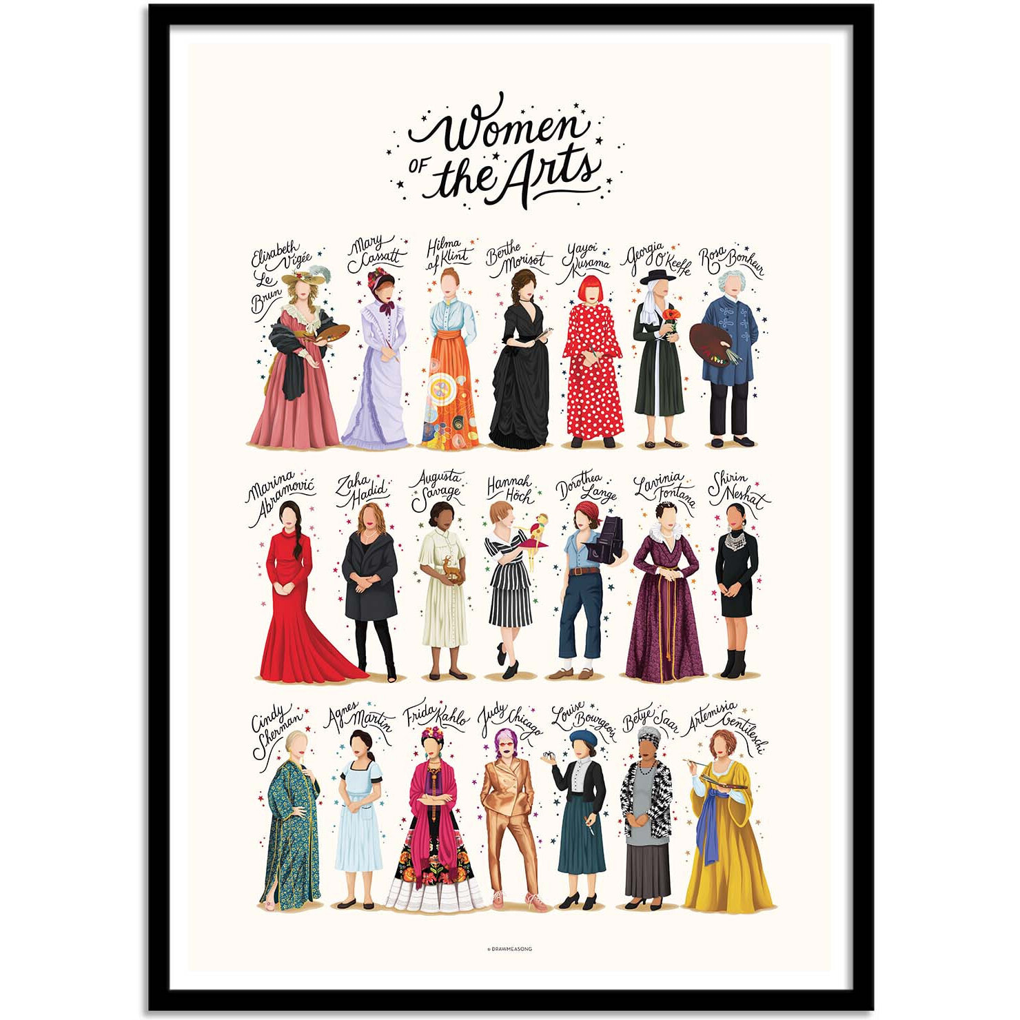Affiche - Women of the arts - Nour Tohme