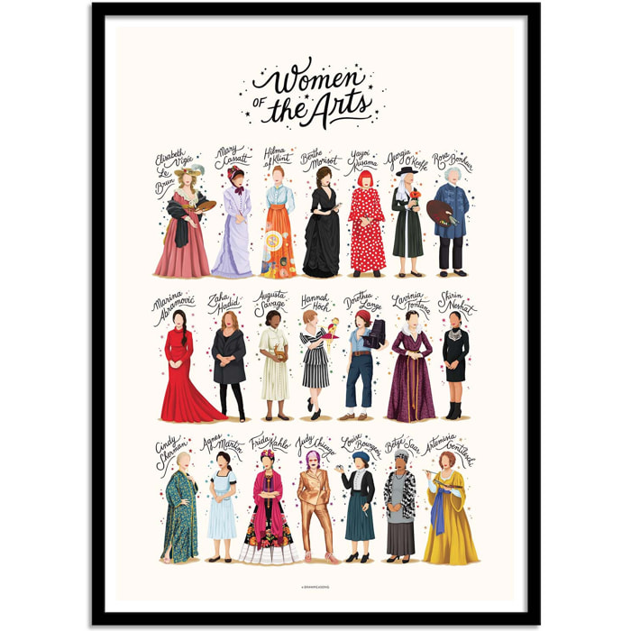 Affiche - Women of the arts - Nour Tohme