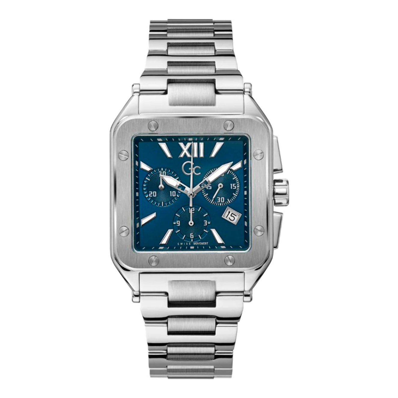 Reloj Gc Z08003G7MF Hombre Analogico Cuarzo con Correa de Acero inoxidable