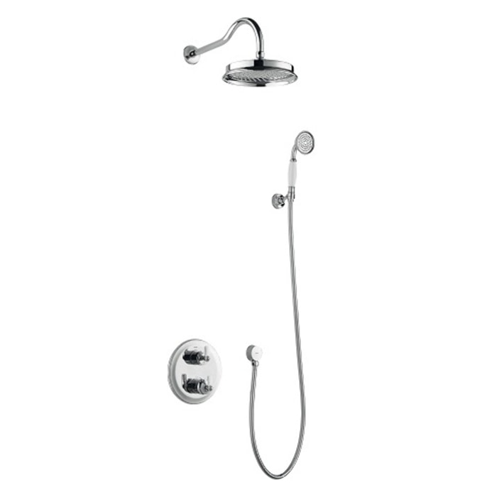 Robinet douche encastrable rétro Paini Lady's chrome