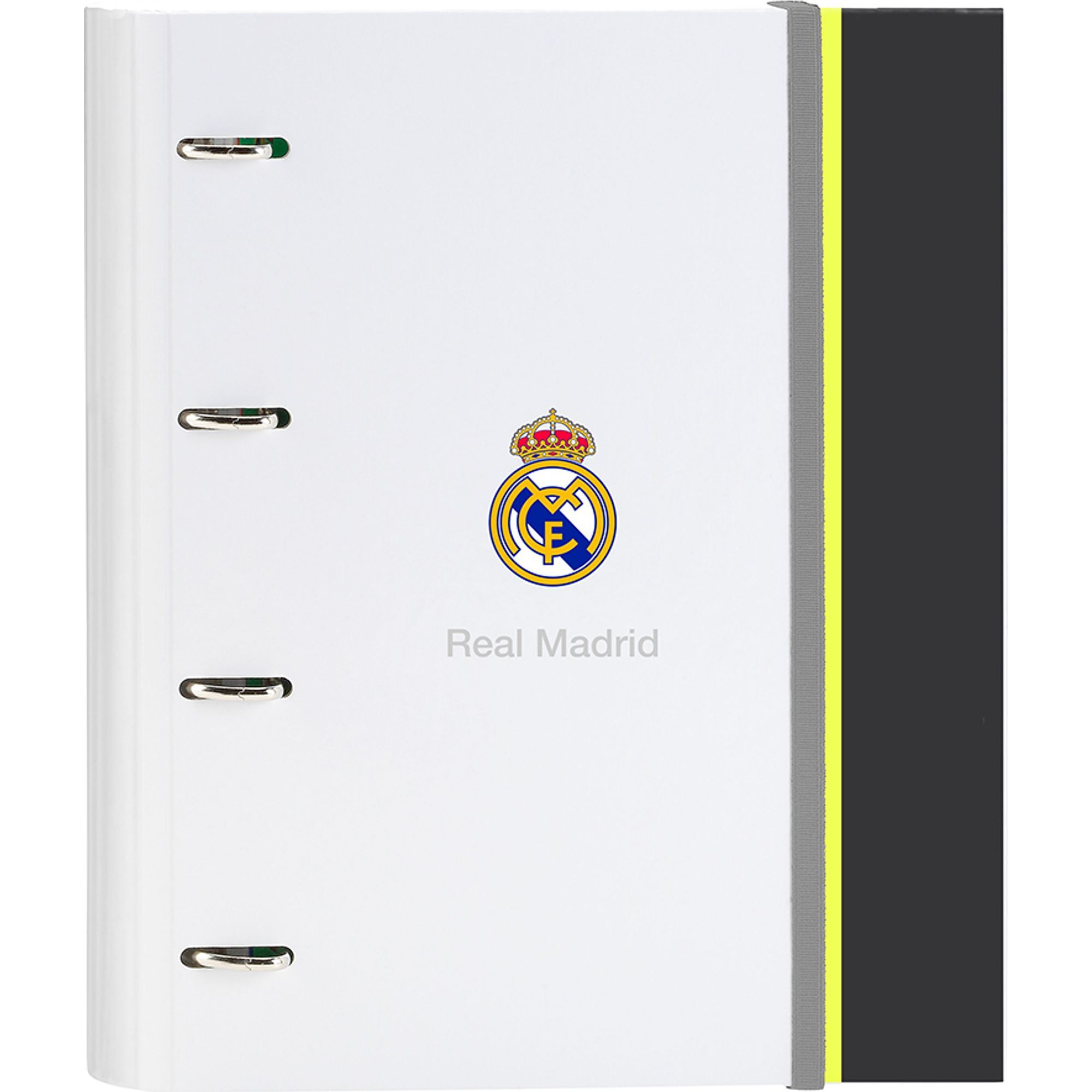Carpeta 4 anillas 35mm c/recambio real madrid equip. 25/26
