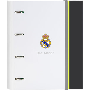 Carpeta 4 anillas 35mm c/recambio real madrid equip. 25/26