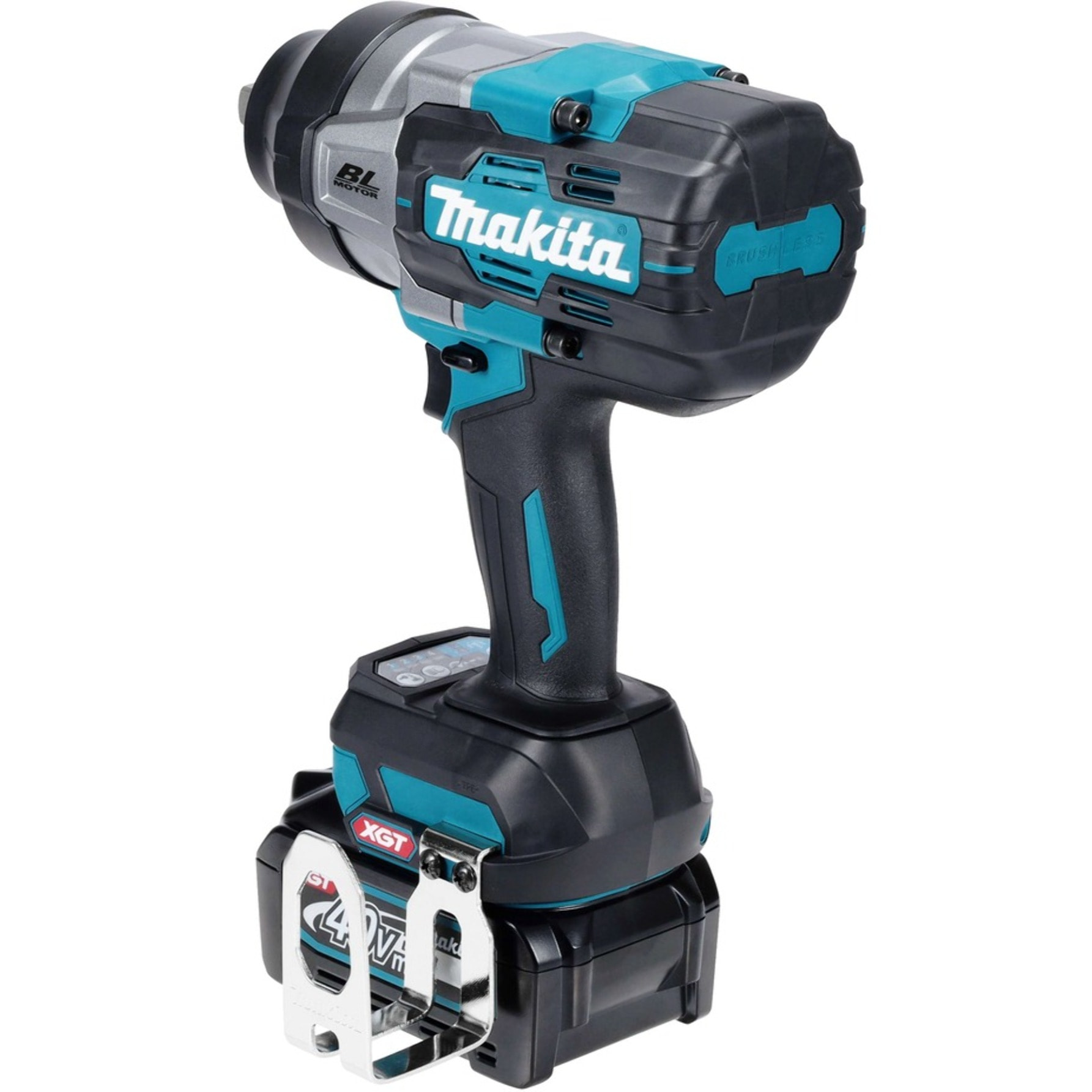 Boulonneuse à chocs XGT 1 360 Nm + 2 batteries 4,0 Ah + 1 Chargeur rapide + Coffret Makpac 3 - MAKITA - TW003GM201