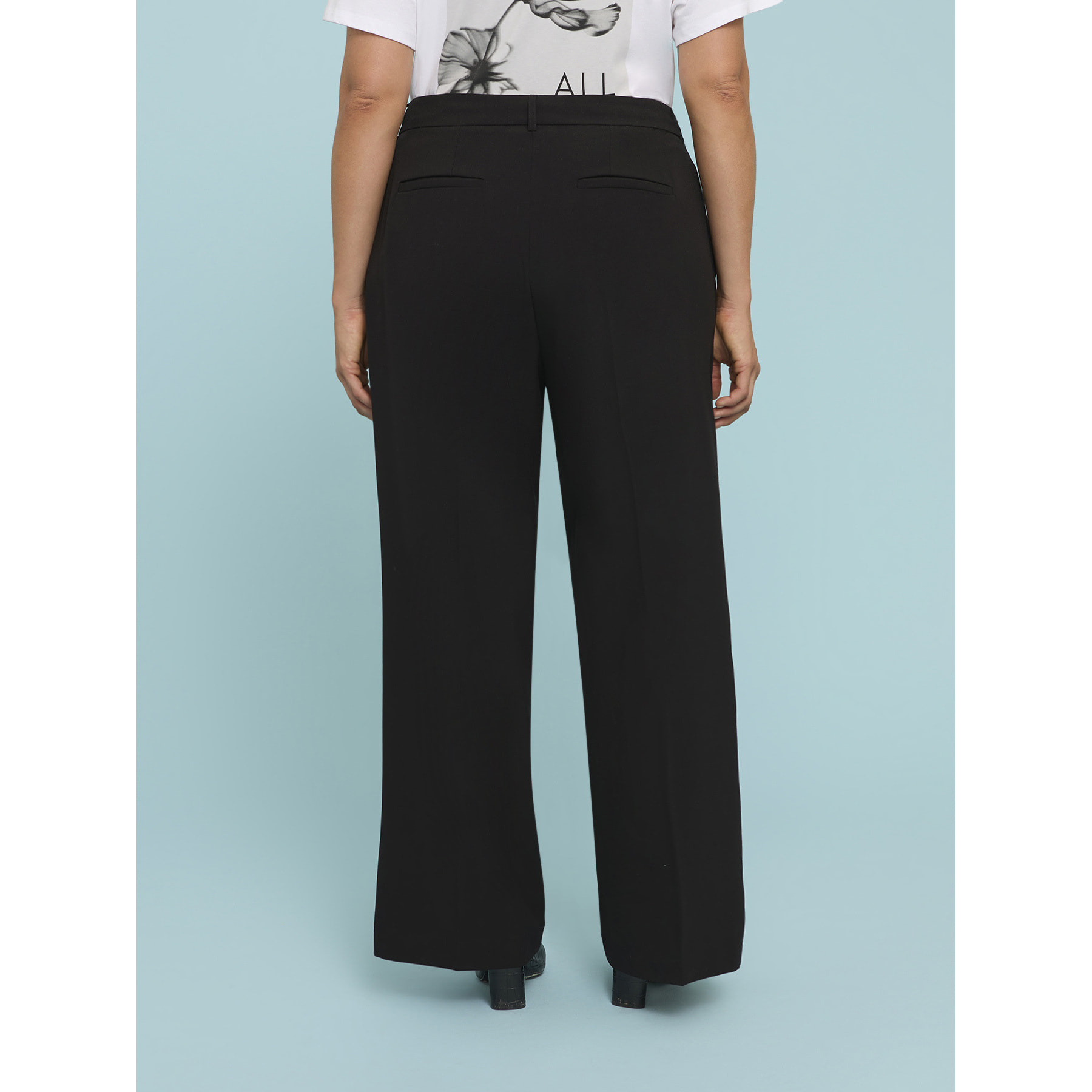 Fiorella Rubino - Pantaloni Wide Leg - Nero