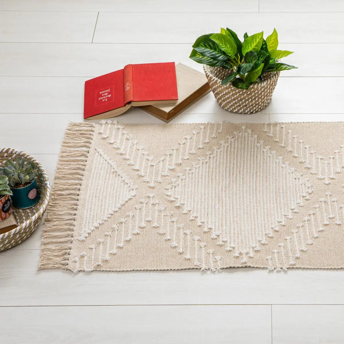 Tapis "Sabbia" coton 60x90cm