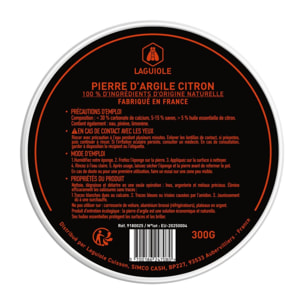 Laguiole - pierre d'agile blanche 300g