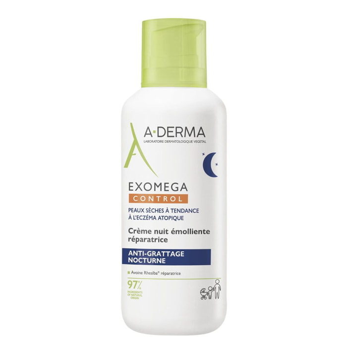 Exomega Control Crème nuit - Crème émolliente 400 ml