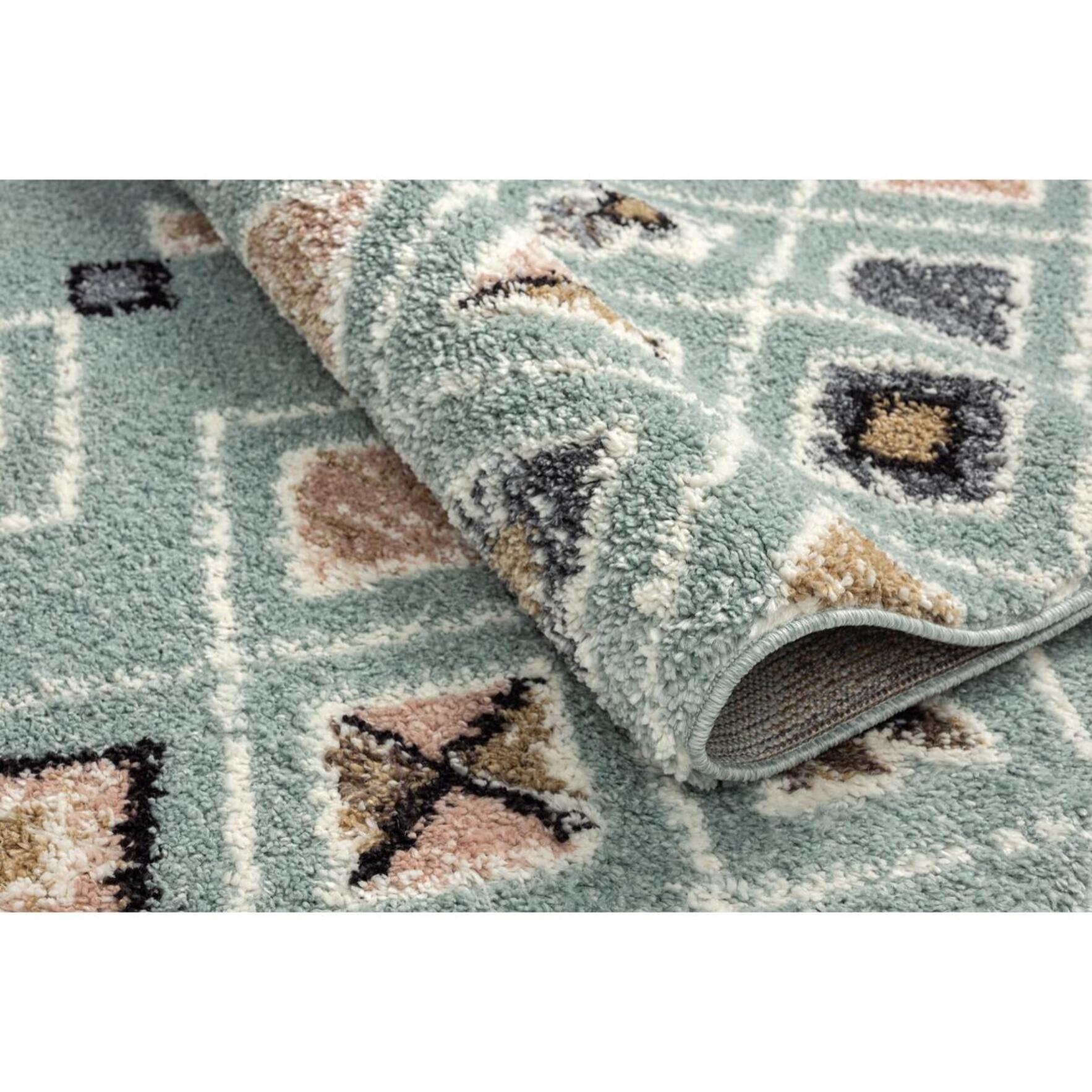 Tapis berbère tissé motif saharien RICE