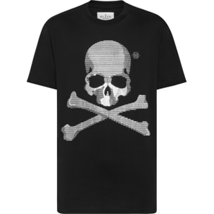 PHILIPP PLEIN Camiseta de cuello redondo y manga corta SKULL
