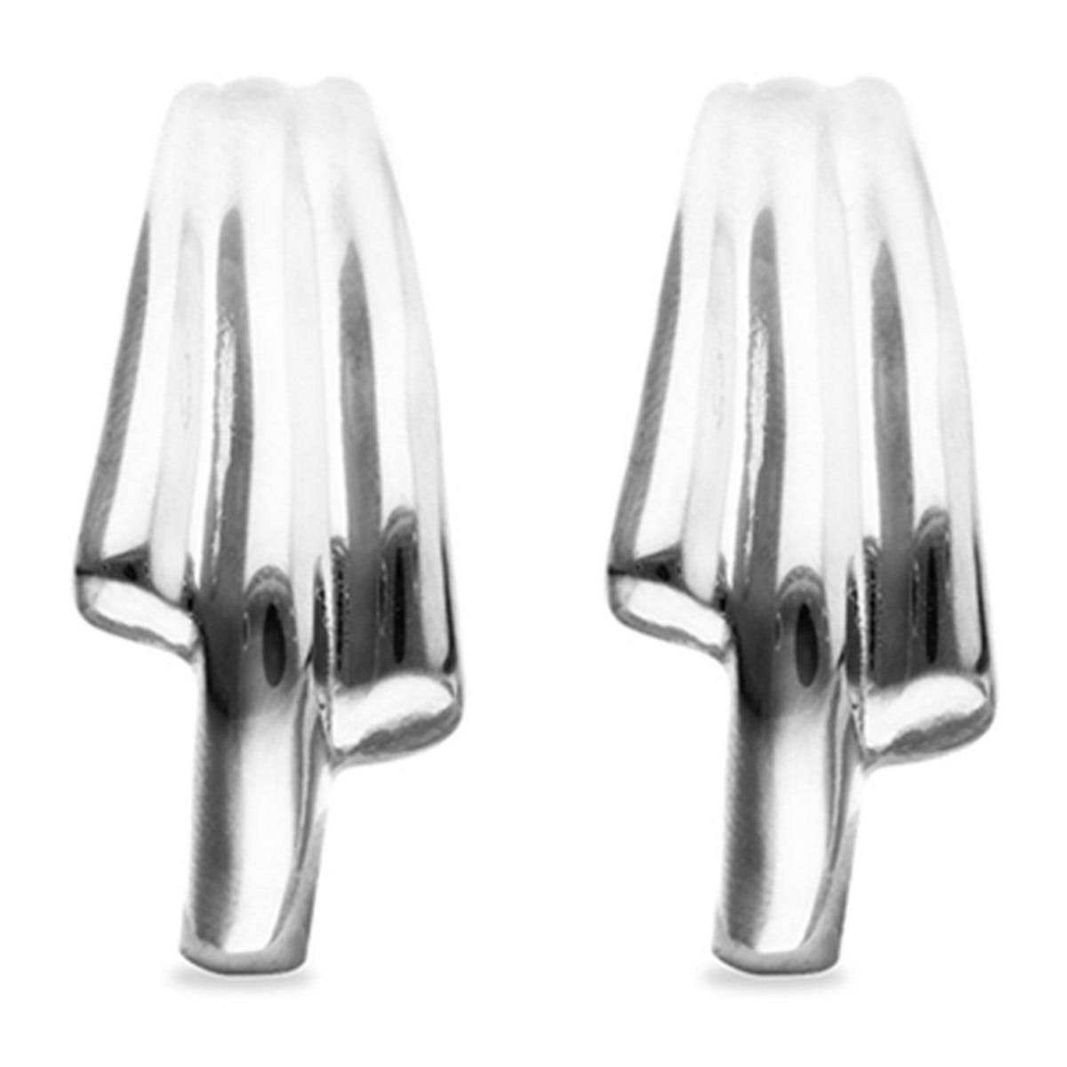 Pendiente RAÍCES PLATEADO U