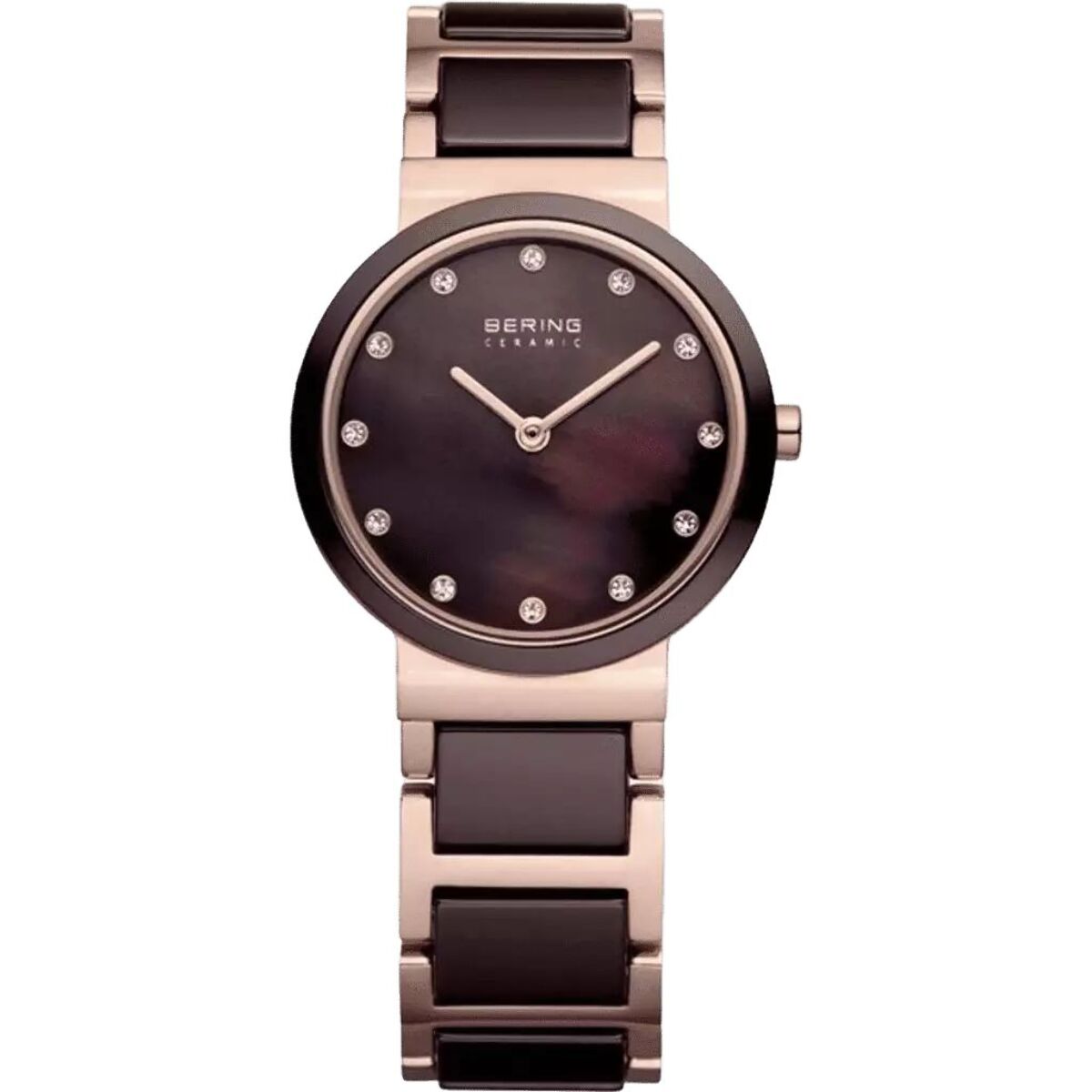 Reloj Bering 10729-765 Mujer Analogico Cuarzo con Correa de Ceramica