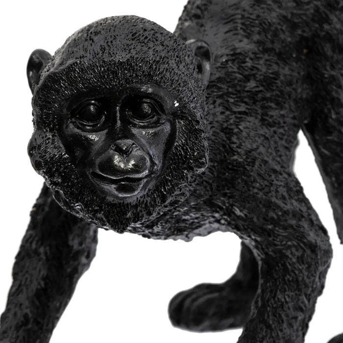 Statuette singe - noir - H41 cm