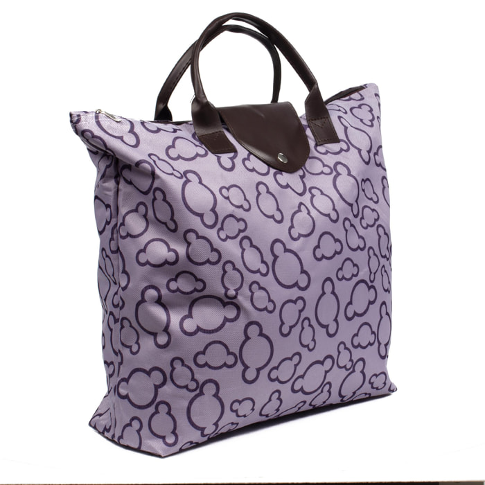 Azzorta bolso shopper plegable con doble asa.