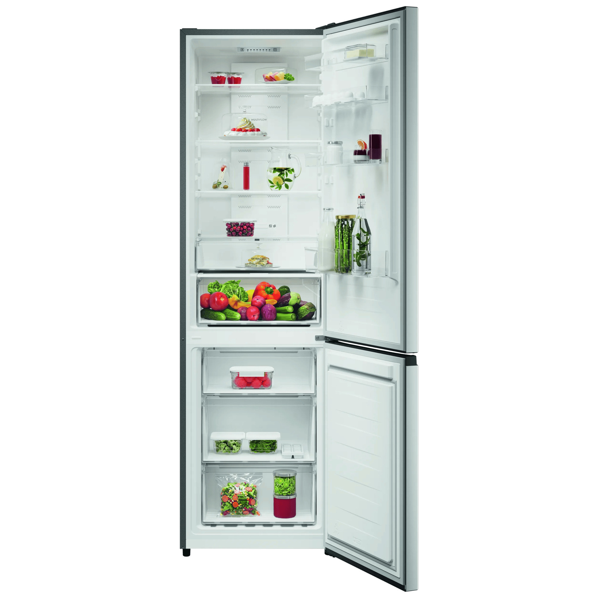 AEG Frigorífico combi de libre instalación Serie 6000 Gris de 201,7 cm ORC6M341CV