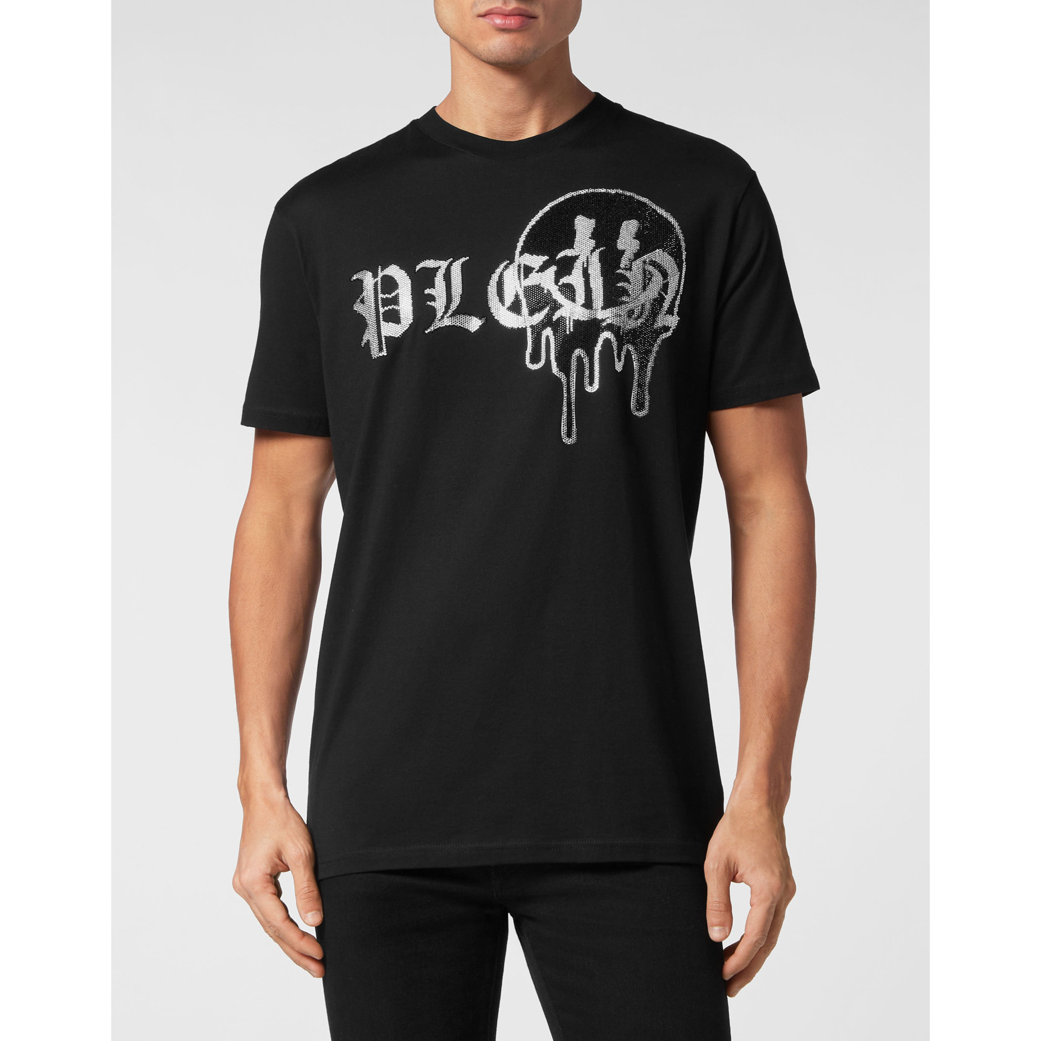 PHILIPP PLEIN T-Shirt Round Neck SMILE