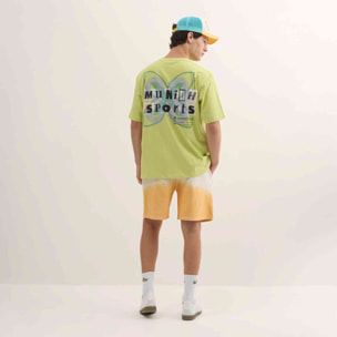 Camiseta Estilo Urbano Oversize Algodón Orgánico Lima STREETWEAR T-SHIRT LIME