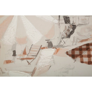 STAMPA DIPINTA BEACH -B- CM 80X3X120