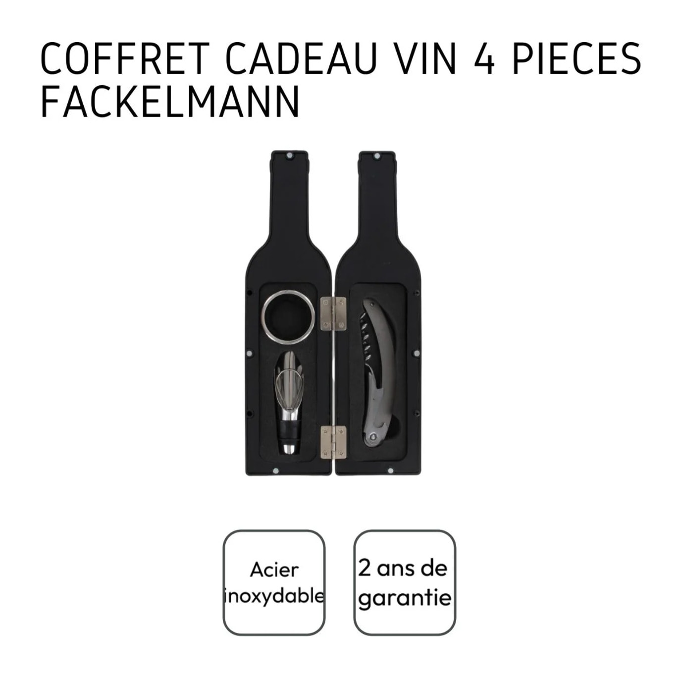 Coffret cadeau pour bouteille de vin Fackelmann