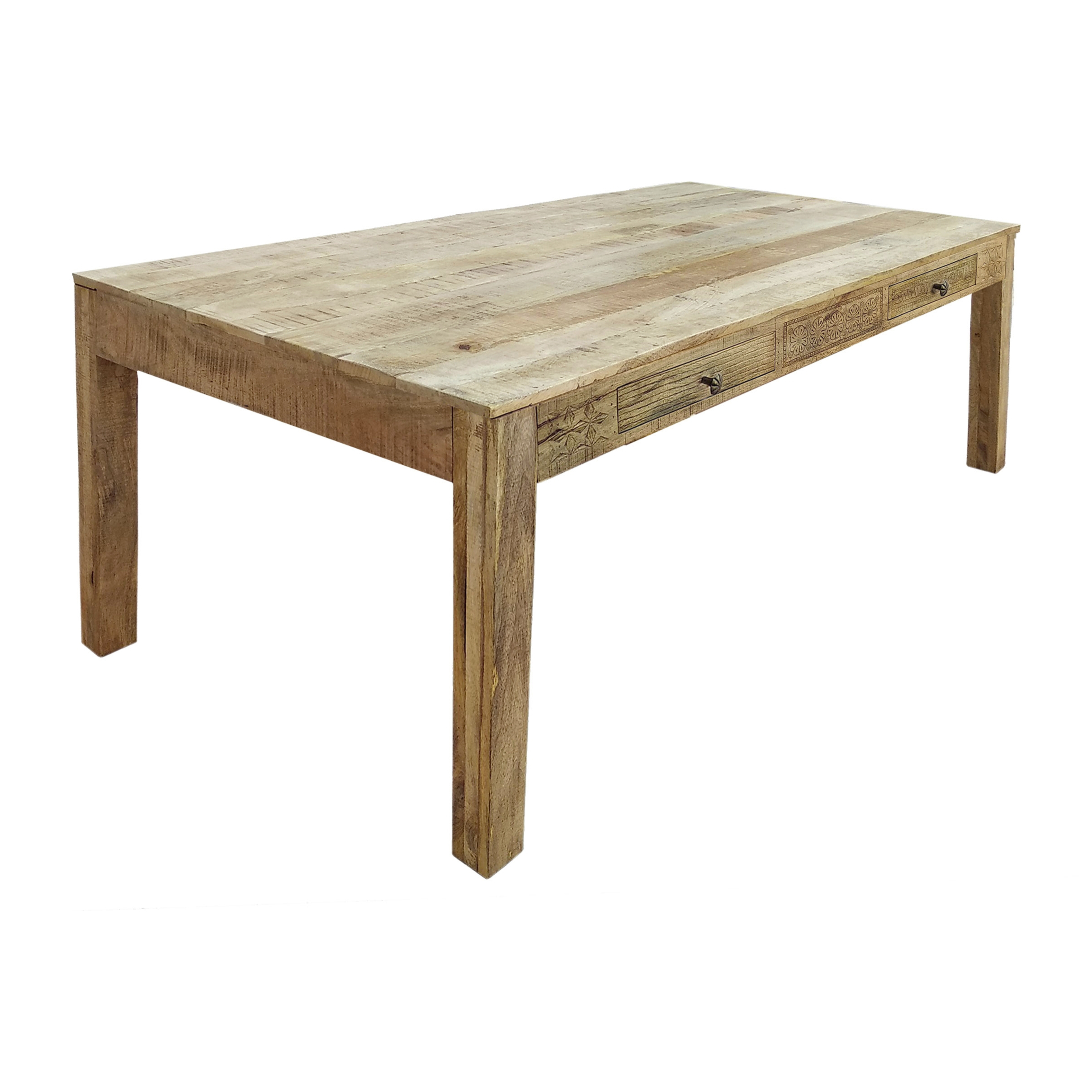 Table rectangulaire Lili 8 personnes en bois 200 cm