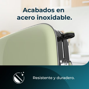 Cecotec Grille-pain vertical Toastin' time 850 Green Long