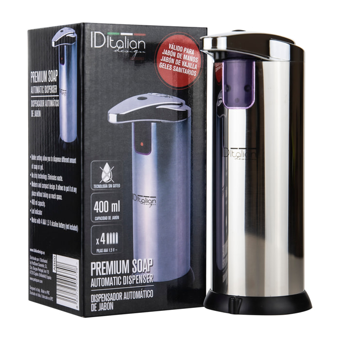 DISPENSATORE AUTOMATICO DI SAPONE PREMIUM, 6v