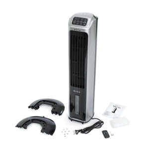 Rafraichisseur d'air par évaporation à débit élevé et chauffage