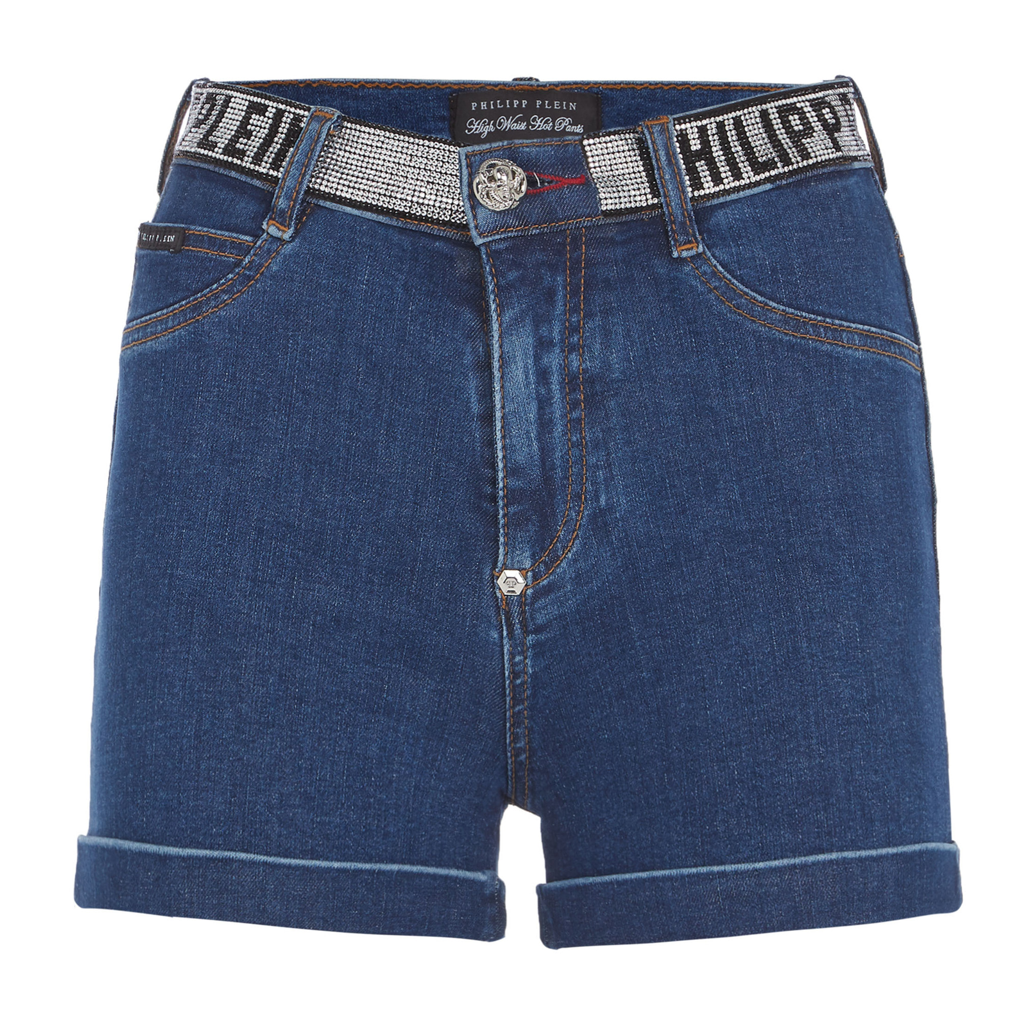 PHILIPP PLEIN Denim Shorts